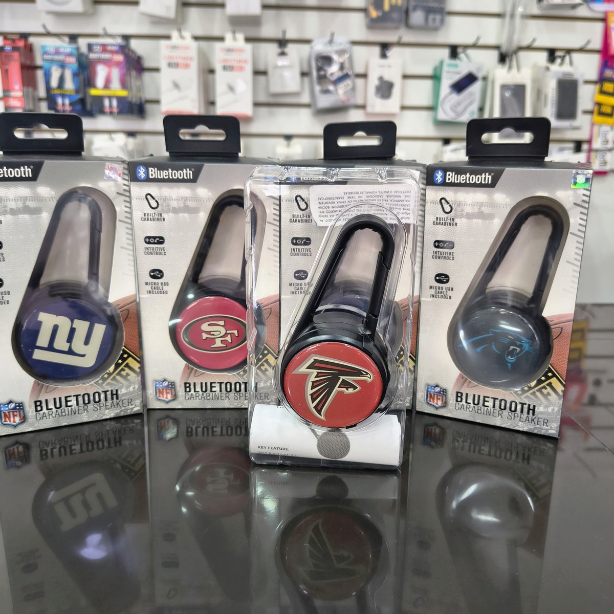 Bocina Bluetooth NFL Carabiner